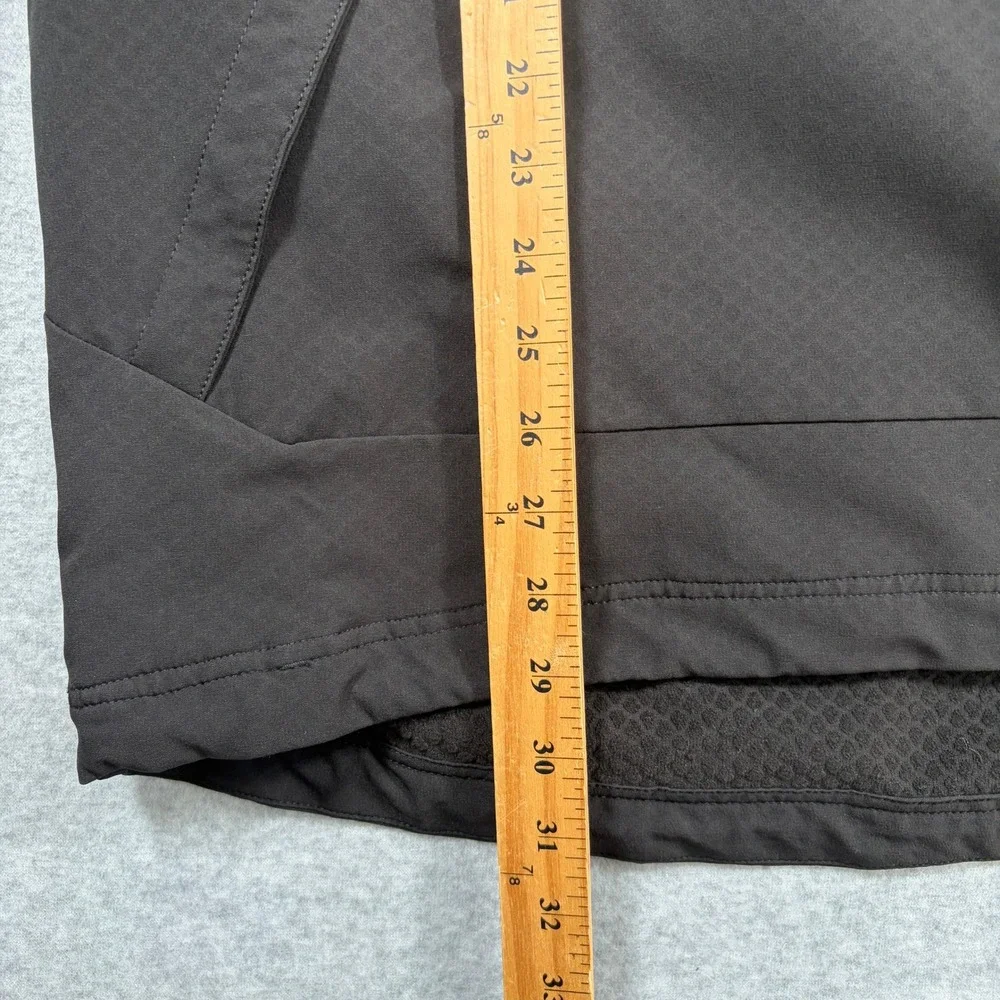 Helly Hansen ULLR D Shield Hoodie Size XL Tech Softshell 1/4 Ski Jacket Black